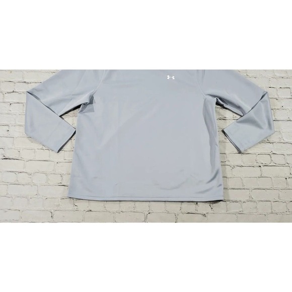 Under Armour Rival Crew Sweatshirt Grey 1362873-011 MENS SIZE XL - Picture 3 of 6